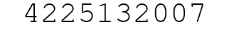 Number 4225132007.