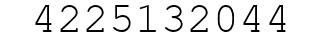 Number 4225132044.