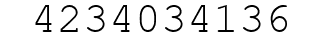 Number 4234034136.
