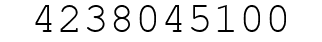 Number 4238045100.