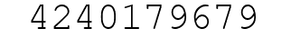 Number 4240179679.