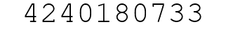 Number 4240180733.
