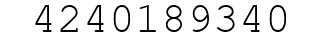 Number 4240189340.