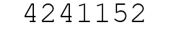 Number 4241152.