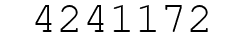 Number 4241172.