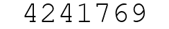 Number 4241769.