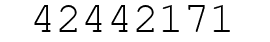 Number 42442171.