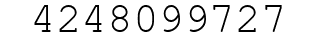 Number 4248099727.