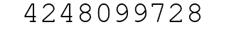 Number 4248099728.