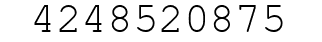Number 4248520875.