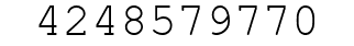 Number 4248579770.