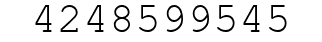 Number 4248599545.
