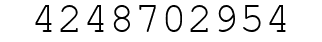Number 4248702954.