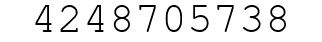 Number 4248705738.