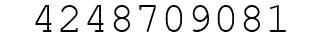 Number 4248709081.