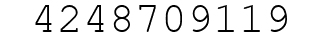 Number 4248709119.