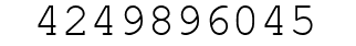Number 4249896045.