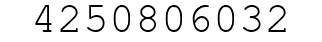 Number 4250806032.