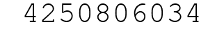 Number 4250806034.