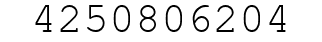 Number 4250806204.