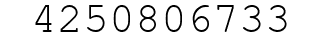 Number 4250806733.