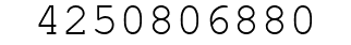 Number 4250806880.