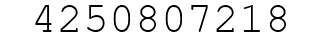 Number 4250807218.