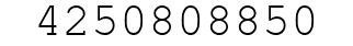 Number 4250808850.