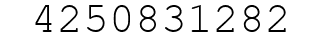Number 4250831282.
