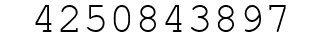 Number 4250843897.