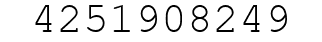 Number 4251908249.