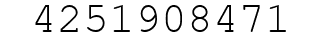 Number 4251908471.