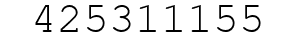 Number 425311155.