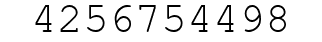 Number 4256754498.