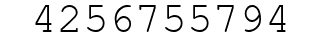 Number 4256755794.