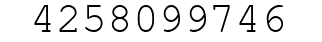 Number 4258099746.