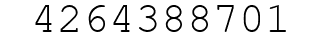 Number 4264388701.