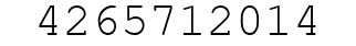 Number 4265712014.