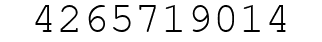 Number 4265719014.