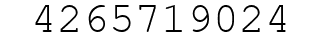 Number 4265719024.