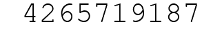 Number 4265719187.