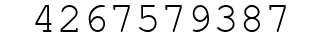 Number 4267579387.