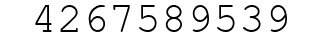 Number 4267589539.