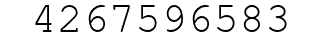 Number 4267596583.