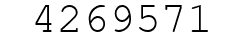Number 4269571.