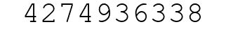 Number 4274936338.