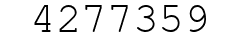 Number 4277359.