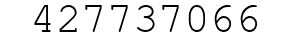 Number 427737066.