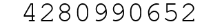 Number 4280990652.