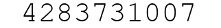 Number 4283731007.